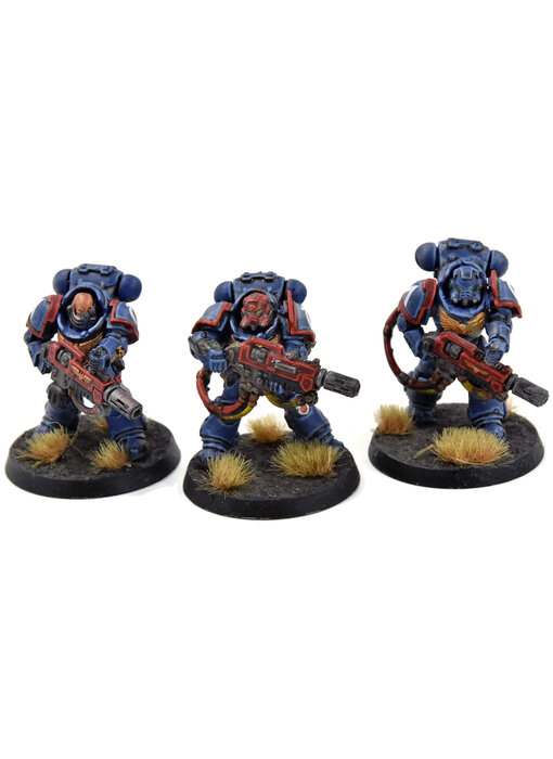 SPACE MARINES 3 Eradicators #1 WELL PAINTED Ultramarines Warhammer 40K