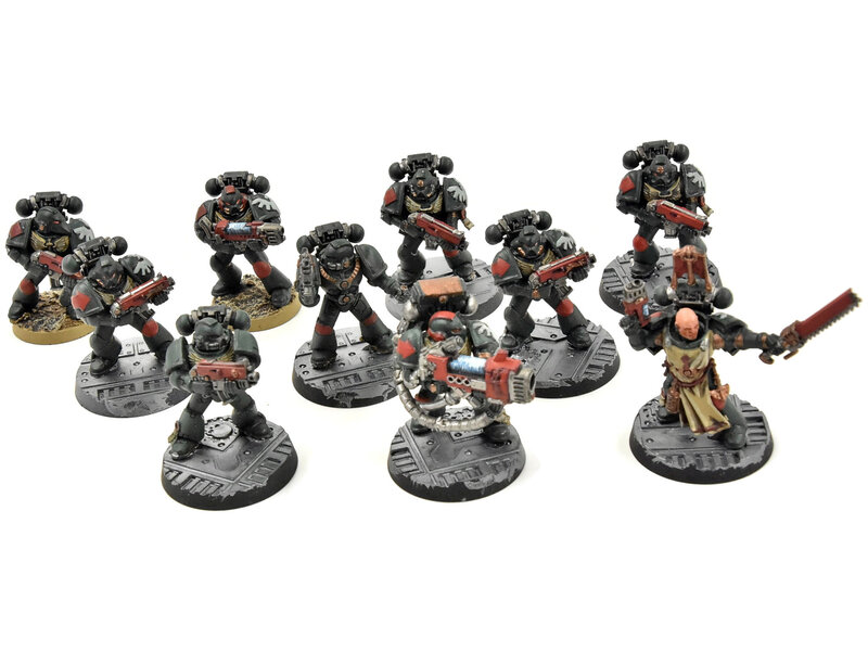 Games Workshop DARK ANGELS 10 Tactical Marines Squad #3 Warhammer 40K