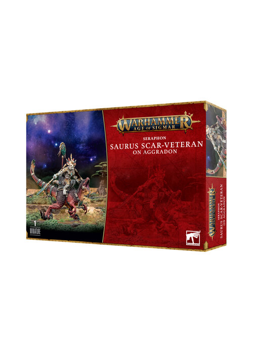 Seraphon - Saurus Scar-Veteran On Aggradon