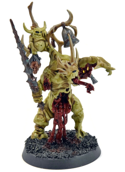 CHAOS DAEMONS 1 Poxbringer #1 WELL PAINTED Warhammer 40K Herald of Nurgle