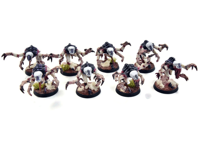 Games Workshop TYRANIDS 8 Genestealer Brood #1 WELL PAINTED Warhammer 40K