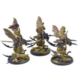 Games Workshop CHAOS DAEMONS 3 Plague Drones #2 WELL PAINTED Warhammer 40K