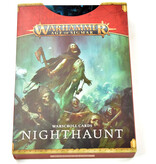 Games Workshop NIGHTHAUNT Warscroll Cards USED Good Condition Warhammer Sigmar