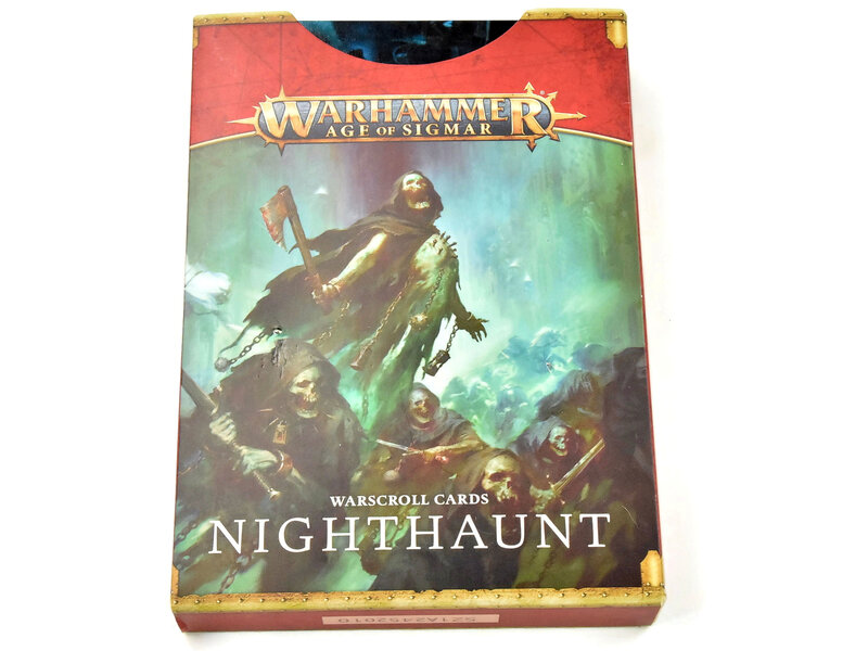 Games Workshop NIGHTHAUNT Warscroll Cards USED Good Condition Warhammer Sigmar