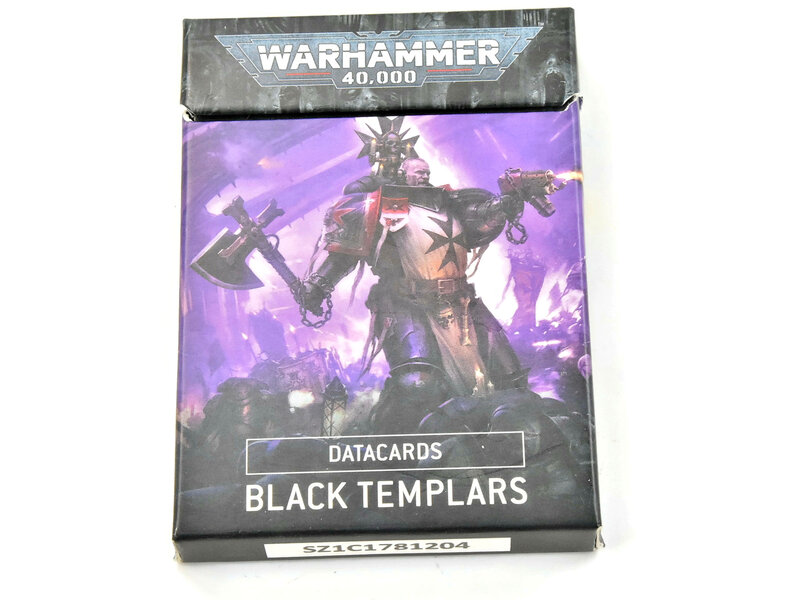 Games Workshop BLACK TEMPLARS Datacards Warhammer 40K
