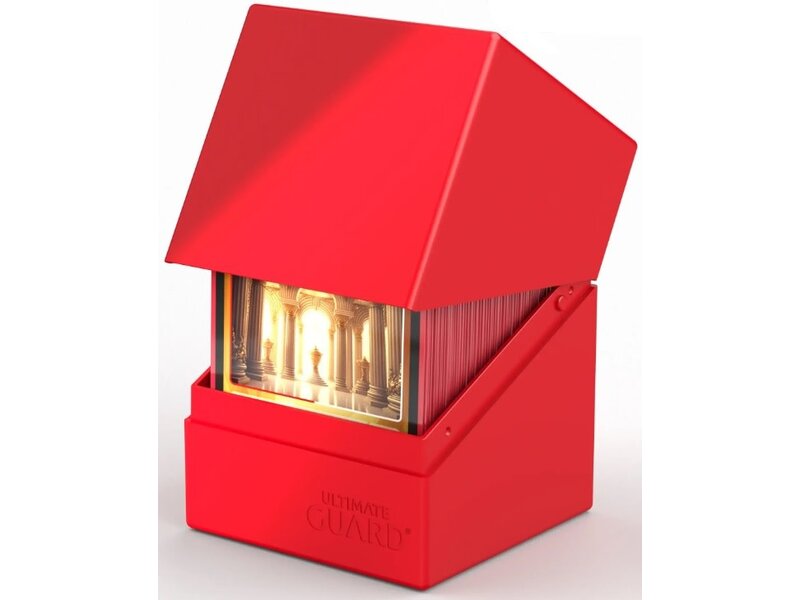 Ultimate Guard Deck Case Boulder 100+ Solid Red