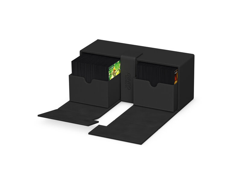 Ultimate Guard Ultimate Guard Twin Flip N Tray Deck Case Monocolor Black 266+