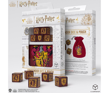 Harry Potter Gryffindor Dice And Pouch