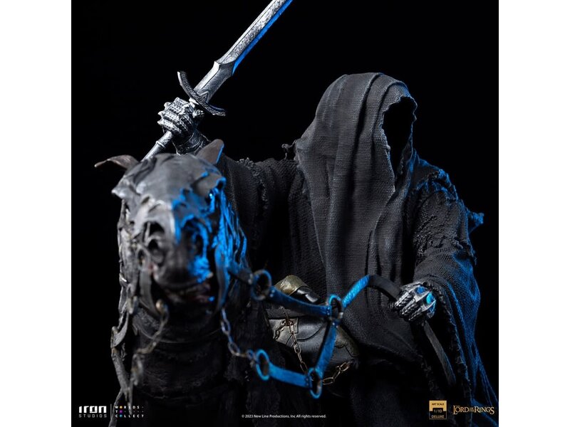 Sideshow NAZGUL ON HORSE DELUXE 1:10 Scale Statue by Iron Studios