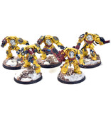 Games Workshop SPACE MARINES 5 Terminators #1 WELL PAINTED Imperial Fists