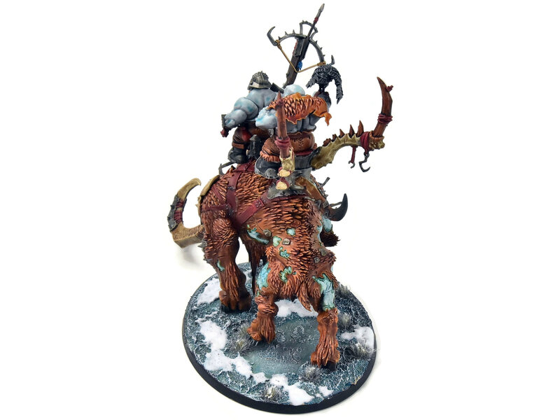 Games Workshop OGOR MAWTRIBES Huskard on Thundertusk #3 WELL PAINTED Warhammer Sigmar