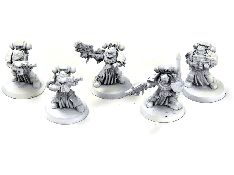 Games Workshop SPACE MARINES 5 veterans #2 Incomplete Warhammer 40K