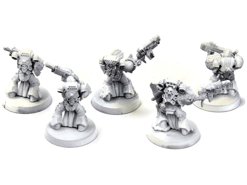 Games Workshop SPACE MARINES 5 veterans #2 Incomplete Warhammer 40K
