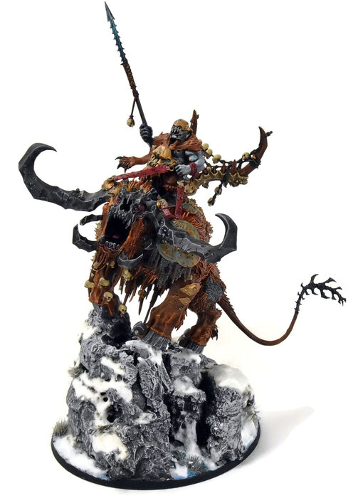 OGOR MAWTRIBES Frostlord on Stonehorn #4 WELL PAINTED Warhammer Sigmar