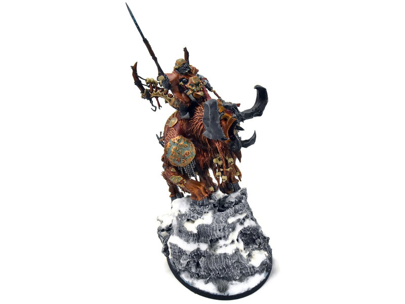 Games Workshop OGOR MAWTRIBES Frostlord on Stonehorn #4 WELL PAINTED Warhammer Sigmar