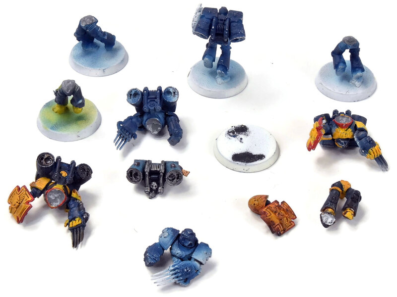 Games Workshop SPACE MARINES 5 Vanguard Veterans #4 Incomplete Warhammer 40K