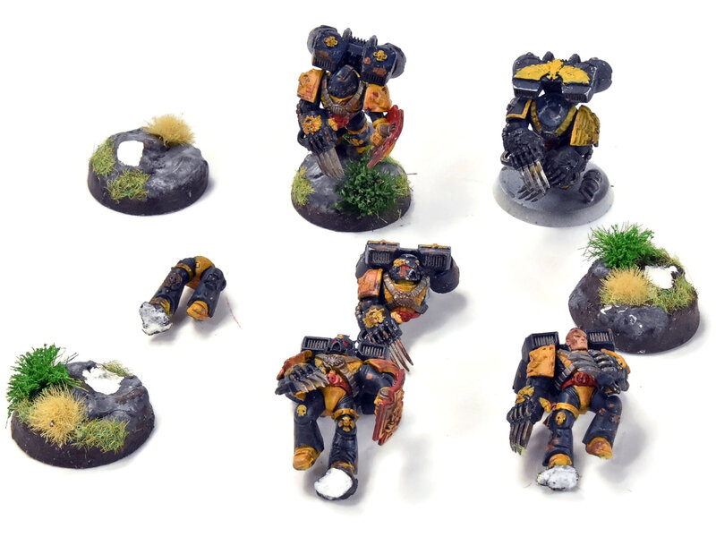 Games Workshop SPACE MARINES 5 Vanguard Veterans #2 Incomplete Warhammer 40K