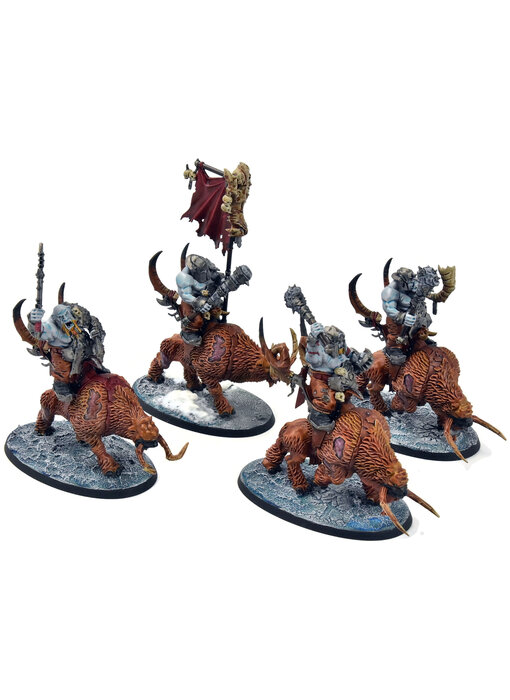 OGOR MAWTRIBES 4 Mournfang Pack #1 WELL PAINTED SIGMAR