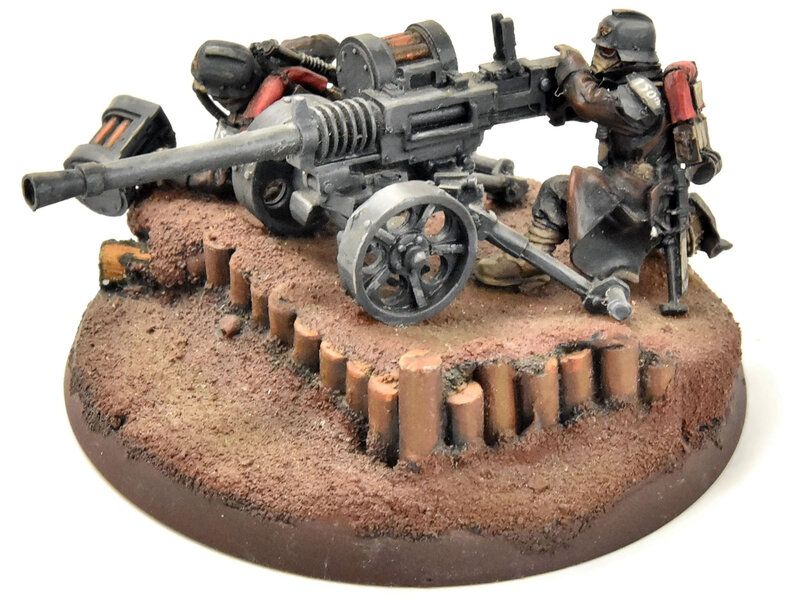 Forge World DEATH KORPS OF KRIEG Autocannon Heavy Weapon Team #3 WELL PAINTED FORGE WORLD