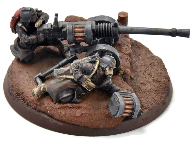 Forge World DEATH KORPS OF KRIEG Autocannon Heavy Weapon Team #3 WELL PAINTED FORGE WORLD