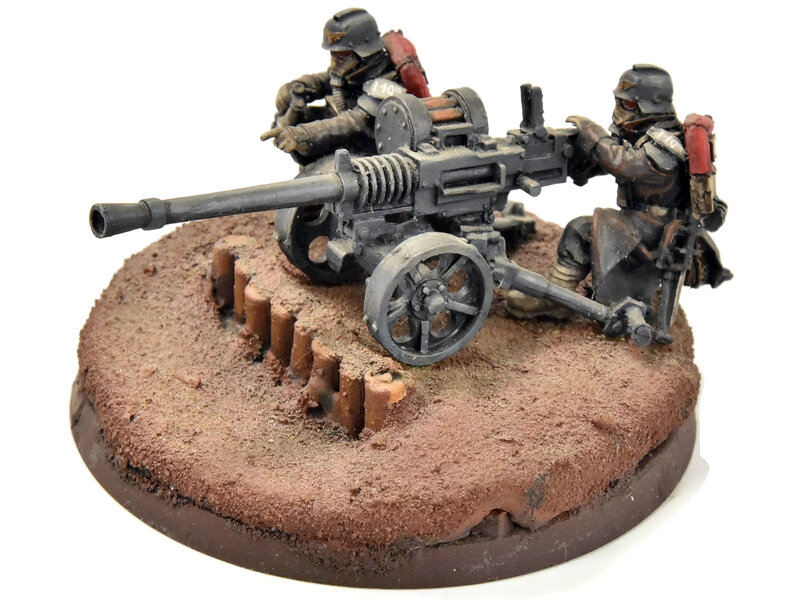 Forge World DEATH KORPS OF KRIEG Autocannon Heavy Weapon Team #1 WELL PAINTED FORGE WORLD
