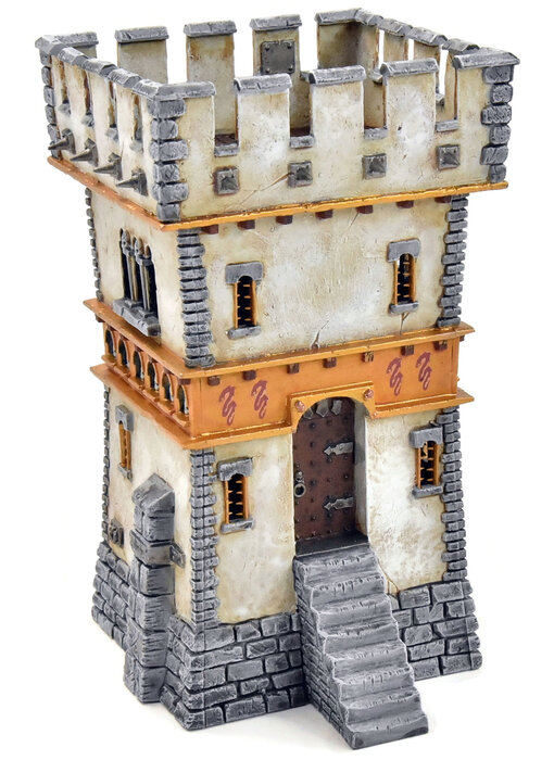 WARHAMMER Watch Tower #1 WELL PAINTED Fantasy Sigmar Scenery