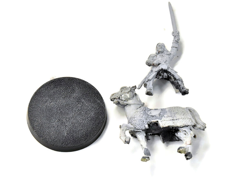 Games Workshop MIDDLE-EARTH Armoured Theoden Mounted #2 METAL LOTR