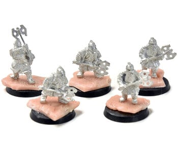 MIDDLE-EARTH 5 Khazad Guards #1 METAL LOTR Guards