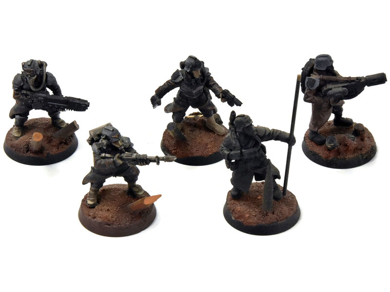 Forge World DEATH KORPS OF KRIEG 5 Krieg Command Squad #1 Broken FORGE WORLD WELL PAINTED