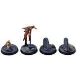 Games Workshop NIGHTHAUNT 4 Objective Markers #1 WELL PAINTED Sigmar