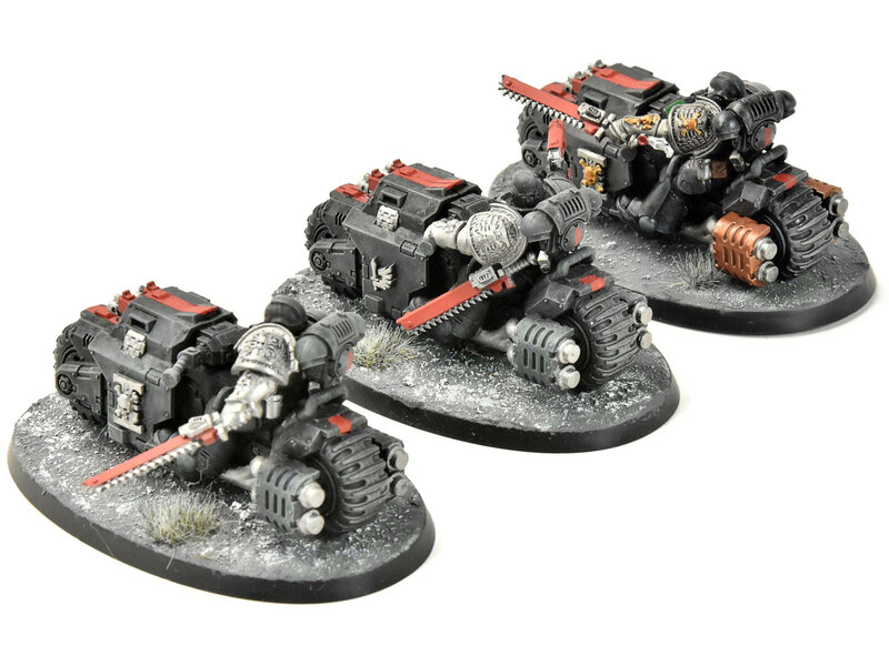 Games Workshop DEATHWATCH 3 Outriders #2 WELL PAINTED Warhammer 40K