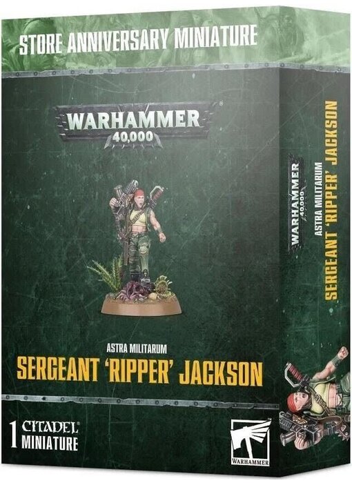 Astra Militarum - Sergeant Ripper Jackson Anniversary Miniature