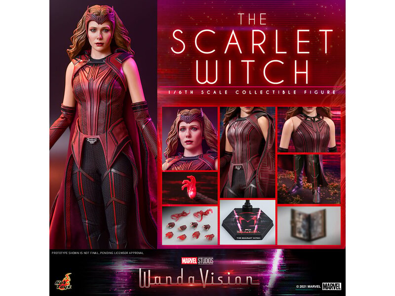 Sideshow The Scarlet Witch Sixth Scale Figure by Hot Toys