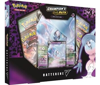 Pokemon Champion's Path Hatterene V Collection