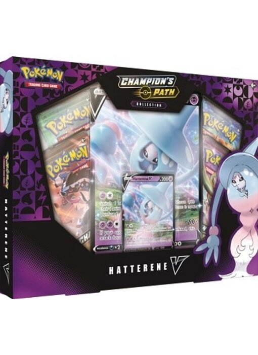 Pokemon Champion's Path Hatterene V Collection