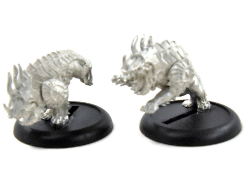 Games Workshop HORDES Reptile Hounds #1 METAL skorne