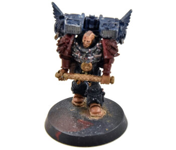 SPACE MARINES Captain with Jump Pack #1 axe broken Warhammer 40K