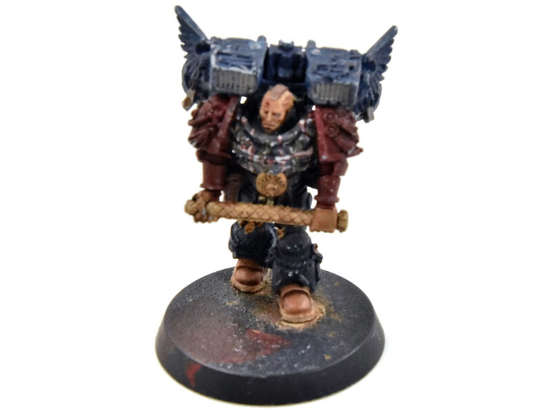 Games Workshop SPACE MARINES Captain with Jump Pack #1 axe broken Warhammer 40K