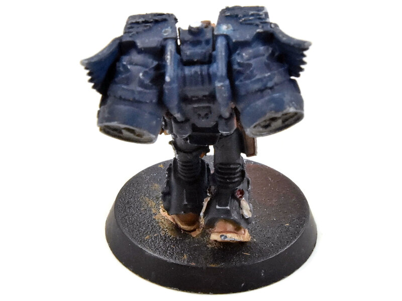 Games Workshop SPACE MARINES Captain with Jump Pack #1 axe broken Warhammer 40K
