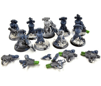 SPACE WOLVES 9 Space Wolf Torsos #1 Heavy Glued 40K BAD CONDITION