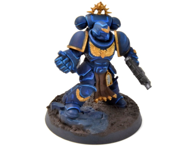 Games Workshop SPACE MARINES Lieutenant Agastus Box #1 WELL PAINTED Warhammer 40K
