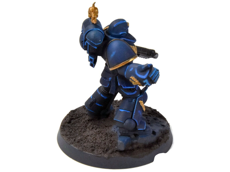Games Workshop SPACE MARINES Lieutenant Agastus Box #1 WELL PAINTED Warhammer 40K