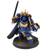 Games Workshop SPACE MARINES Captain in Gravis Armour #1 WELL PAINTED Warhammer 40K