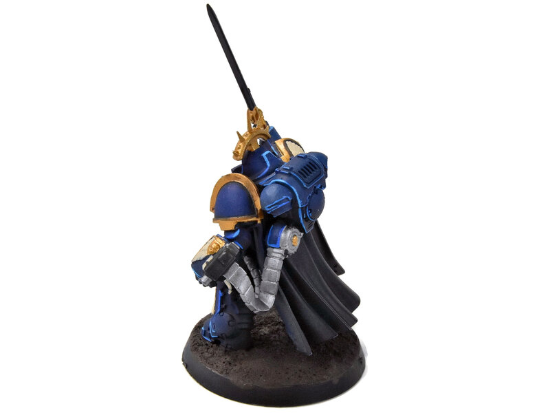 Games Workshop SPACE MARINES Captain in Gravis Armour #1 WELL PAINTED Warhammer 40K
