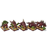 Games Workshop BLADES OF KHORNE 5 Flesh Hounds #2 WELL PAINTED Sigmar