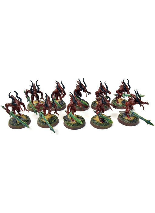 BLADES OF KHORNE 10 Bloodletters #5 WELL PAINTED Sigmar