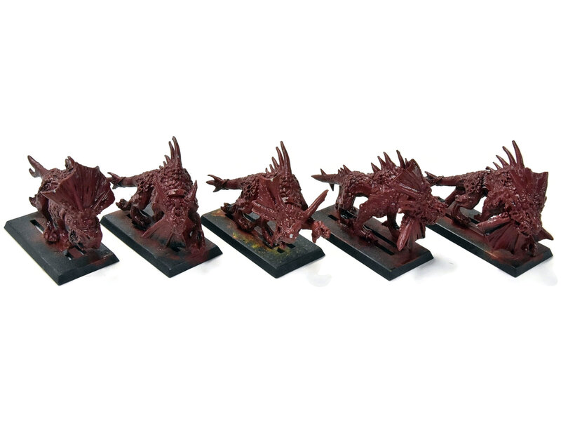 Games Workshop BLADES OF KHORNE 5 Flesh Hounds #1 missing 1 arm Sigmar