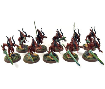 BLADES OF KHORNE 10 Bloodletters #3 WELL PAINTED Sigmar