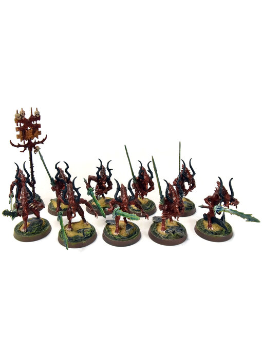 BLADES OF KHORNE 10 Bloodletters #2 WELL PAINTED Sigmar