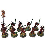 Games Workshop BLADES OF KHORNE 10 Bloodletters #2 WELL PAINTED Sigmar